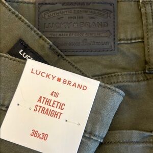 Lucky Brand 410 Athletic‎ Straight Jean Men’s Size 36 X 30 Clover